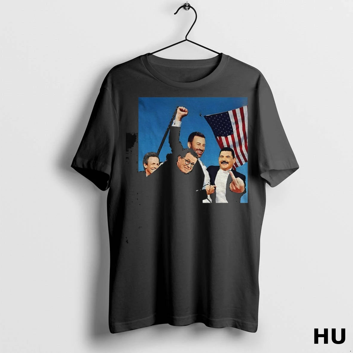 Officials Jimmy Kimmel Stephen Colbert And Seth Meyers Fighting American Flag Classic Rtg6km