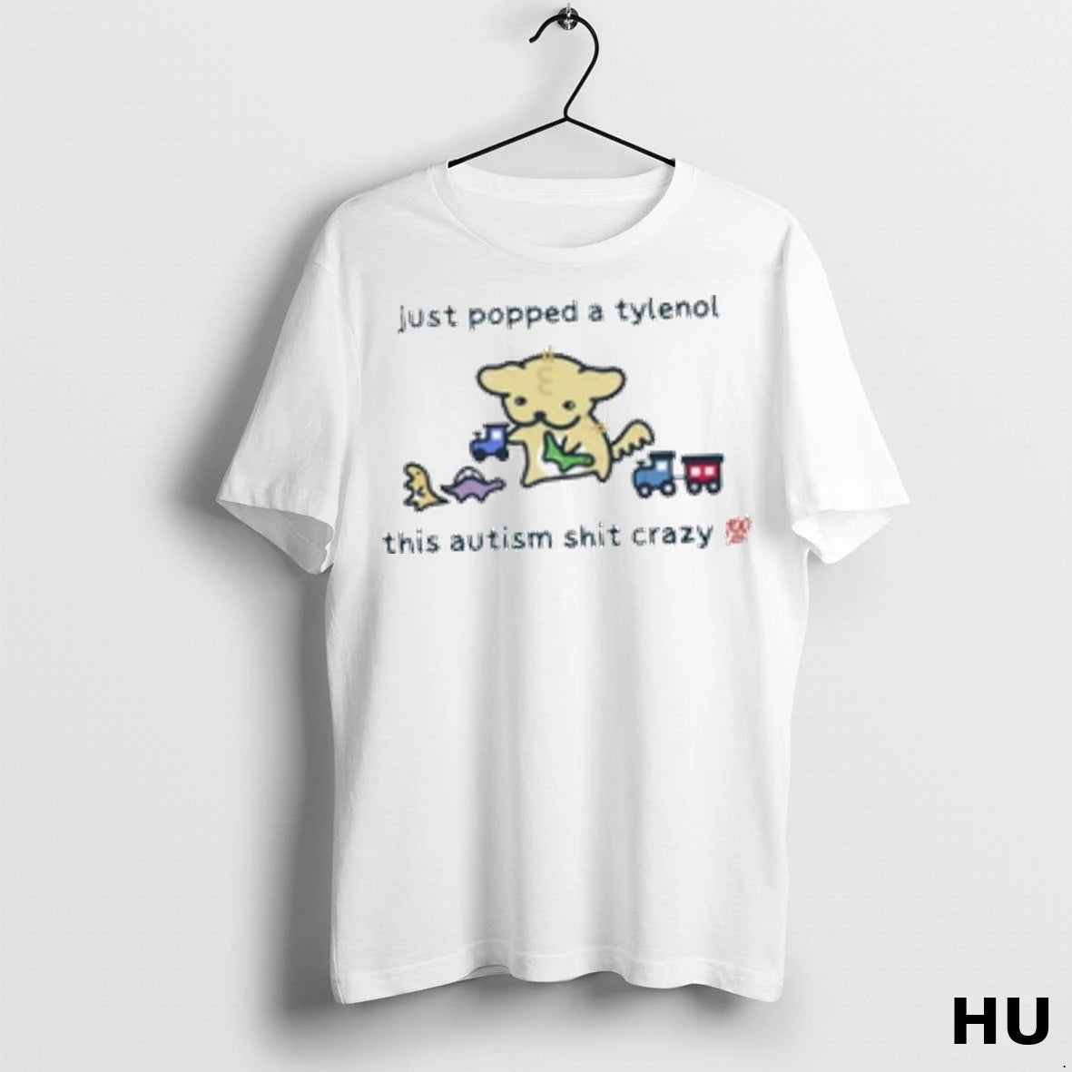 Officials Just Popped A Tylenol This Autism Shit Crazy 2025 Women T Shirt