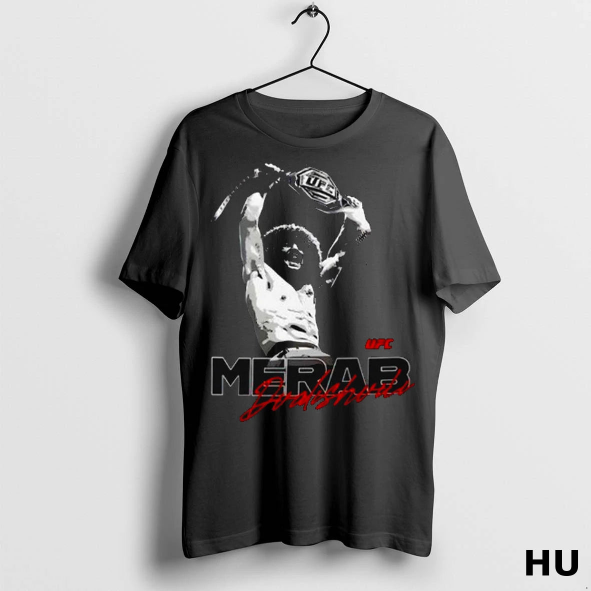 Officials Merab Dvalishvili Fighter Graphic Signature Ladies Be1rjs T Shirt