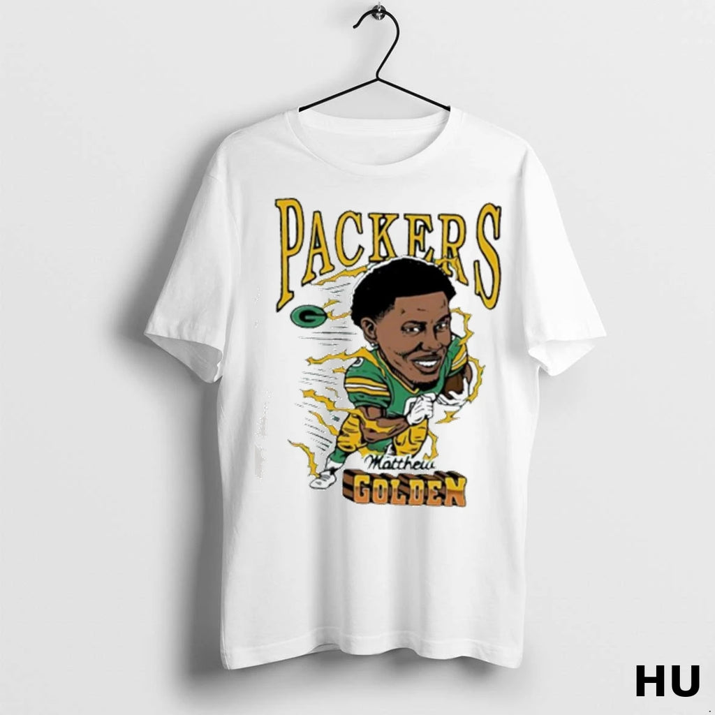 Officials Packers Matthew Golden Caricature Classic Lboezg T Shirt