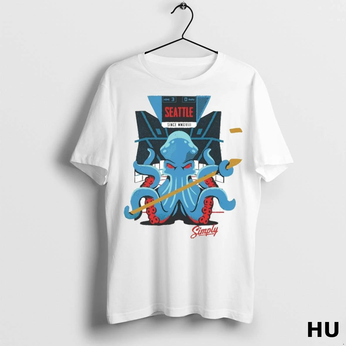 Officials Seattle Kraken Power Play Mascot T Shirt
