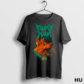 Officials Simple Plan Spooky Metal Logo T Shirt