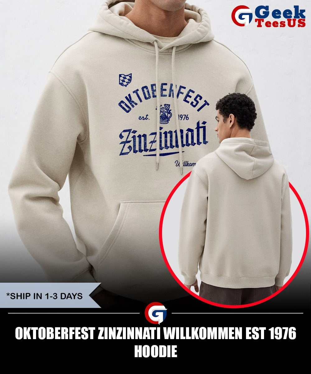 Oktoberfest Zinzinnati Willkommen Est 1976 Unisex , , , Long Sleeve Tee