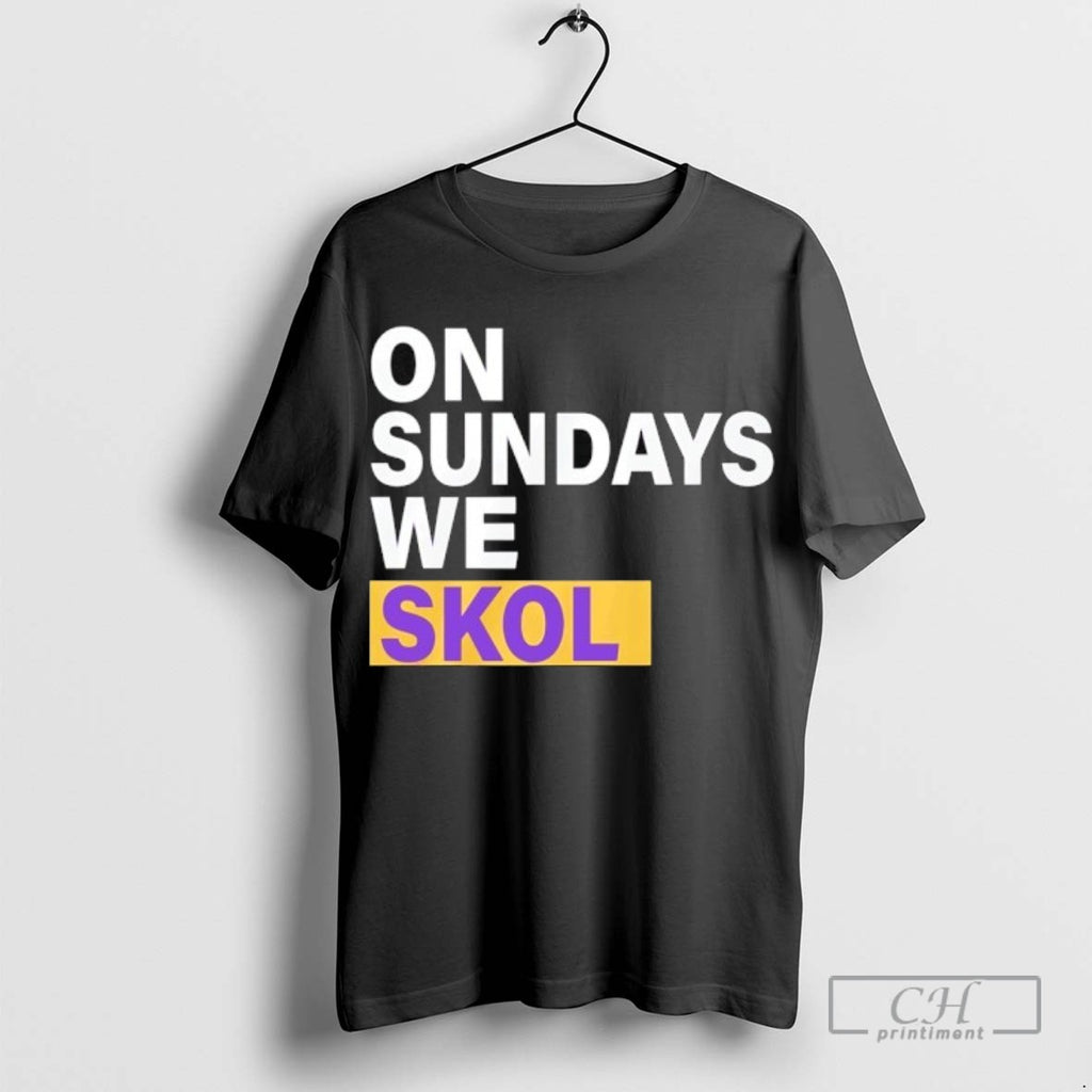 On Sundays We Skol Jj Mccarthy Minnesota Vikings