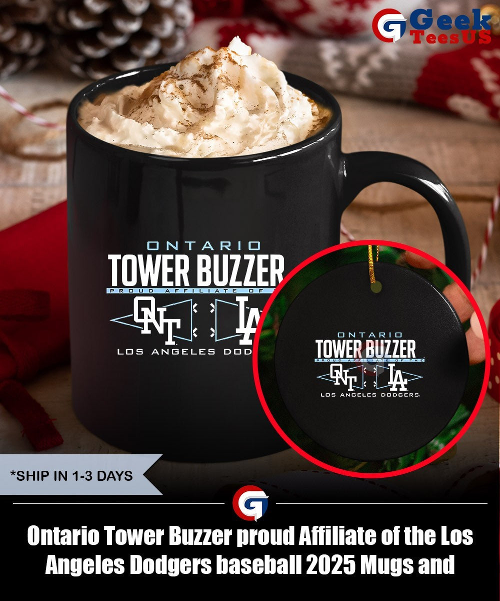 Ontario Tower Buzzer proud Affiliate of the Los Angeles Dodgers baseball 2025 shirt Unisex , , , Long Sleeve Tee