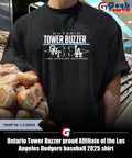 Ontario Tower Buzzer proud Affiliate of the Los Angeles Dodgers baseball 2025 shirt Unisex , , , Long Sleeve Tee