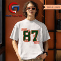 Orange is the new hustle 87 Travis Kelce shirt Unisex , , , Long Sleeve Tee