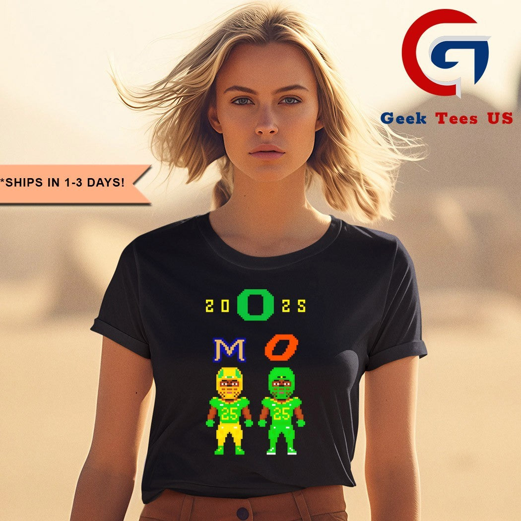 Oregon vs Oklahoma State Football Week 2 2025 Pixel Uniforms shirt Unisex , , , Long Sleeve Tee