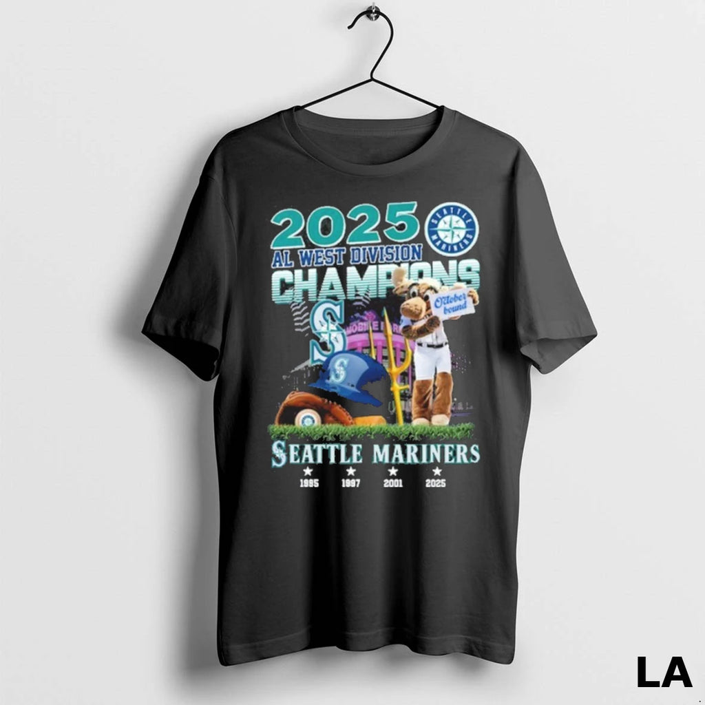 Original 2025 Al West Division Champions Seattle Mariners