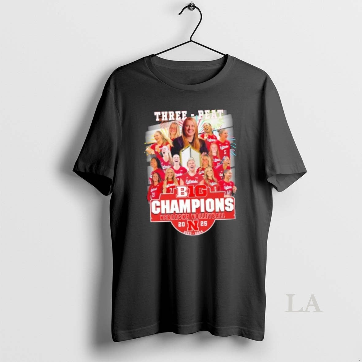 Original 2025 Big Ten Champions Nebraska Huskers All Players Three Peat