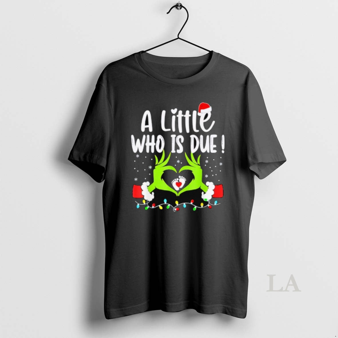Original A Little Who Is Due Pregnancy Christmas Announcement