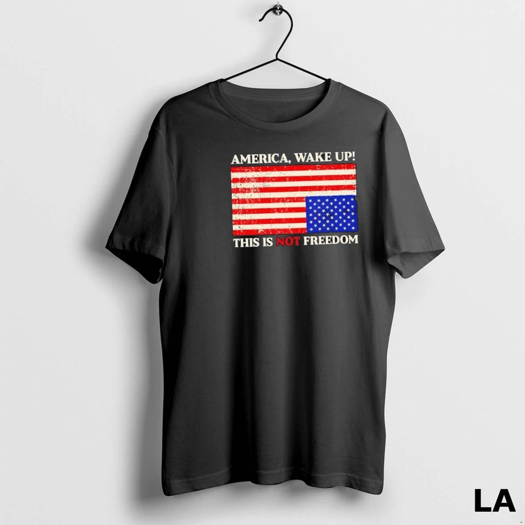 Original America Wake Up This Is Not Freedom Us Flag