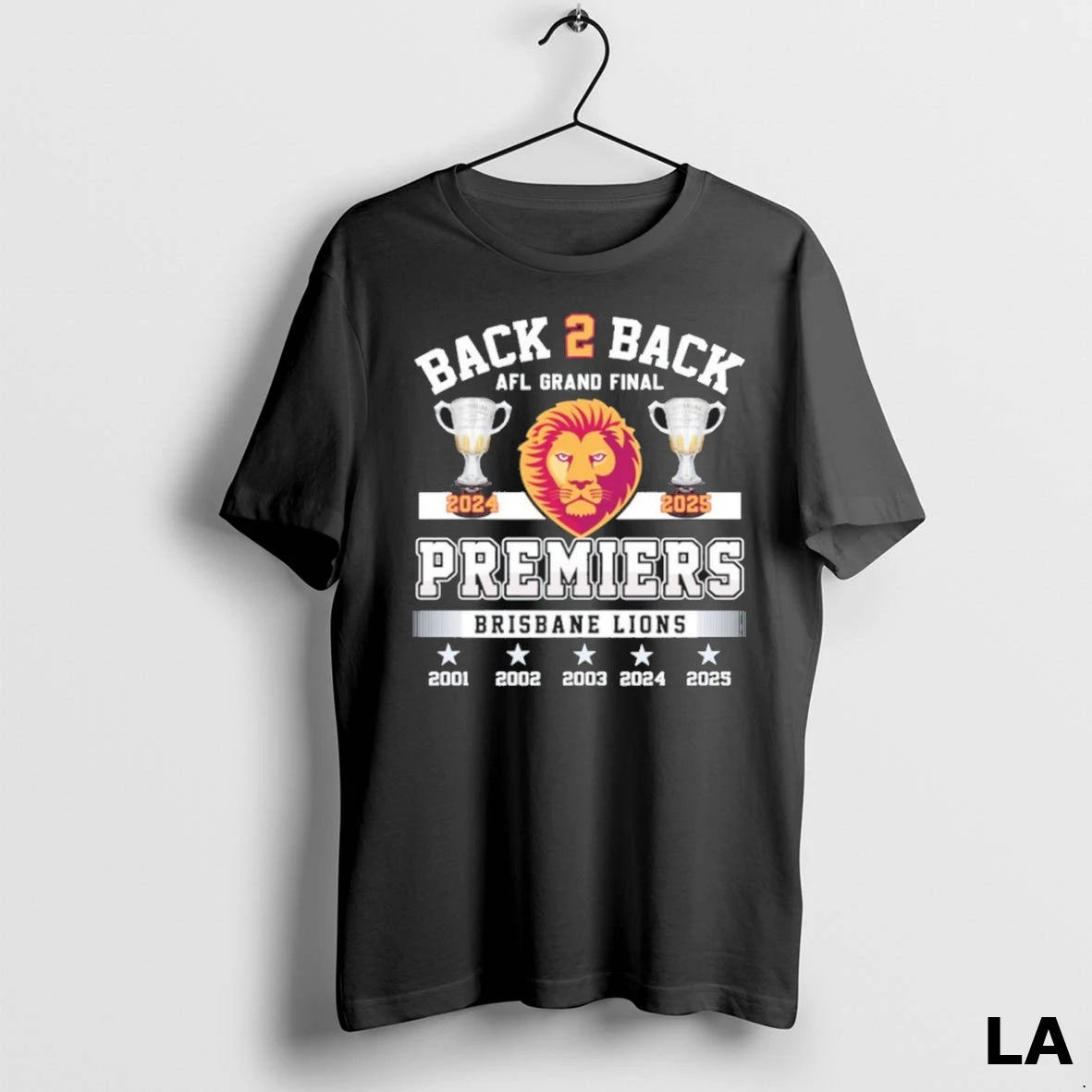 Original Back 2 Back Afl Grand Final Premiers Brisbane Lions