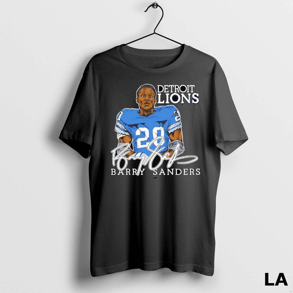 Original Barry Sanders Caricature Signature Detroit Lions