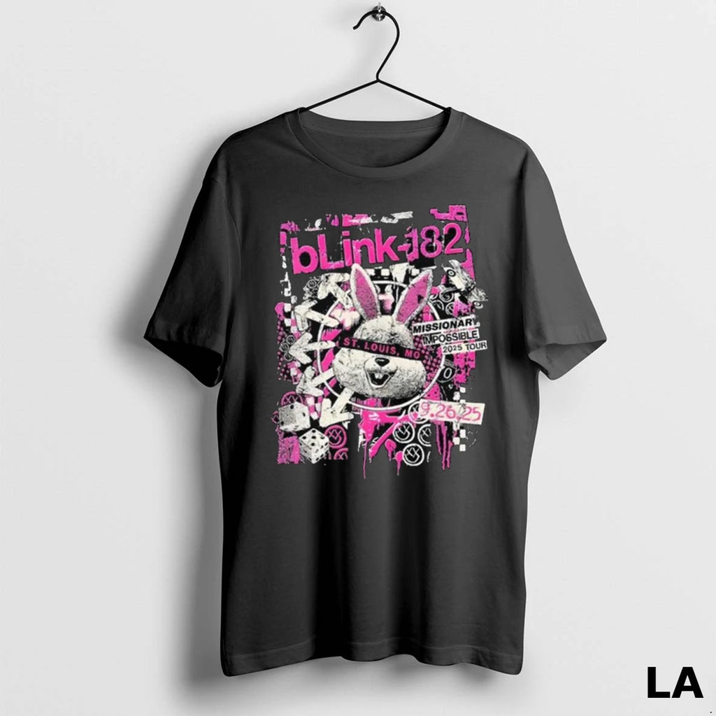 Original Blink 182 St Louis Mo Concert 2025 Long Sleve