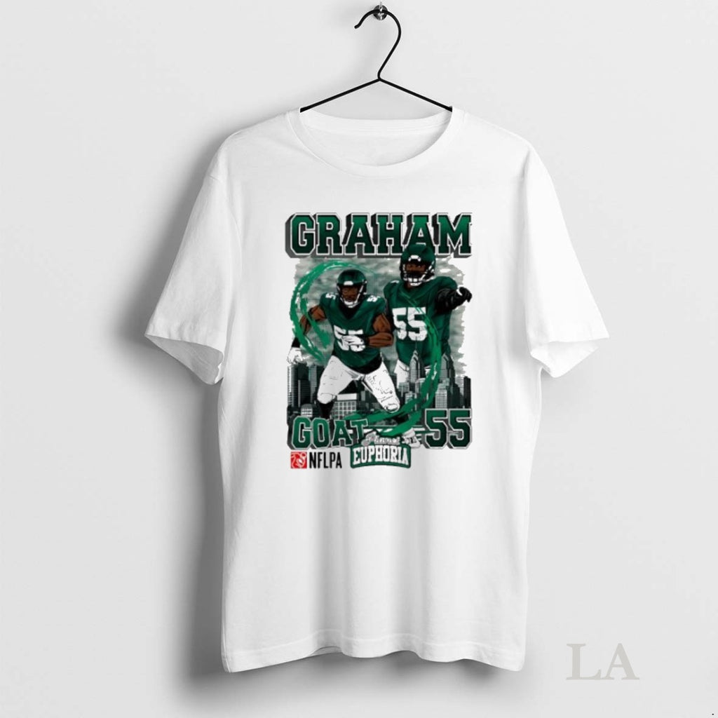 Original Brandon Graham Goat 55 Football City Art