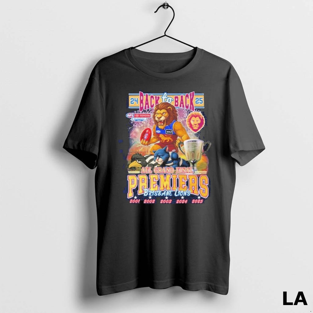 Original Brisbane Lions Mascot Back 2 Back Afl Grand Final Premiers