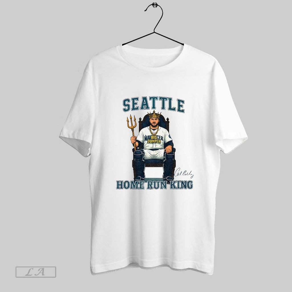 Original Cal Raleigh Big Dumper Crown Seattle Mariners Mlb Baseball 2025 Signature
