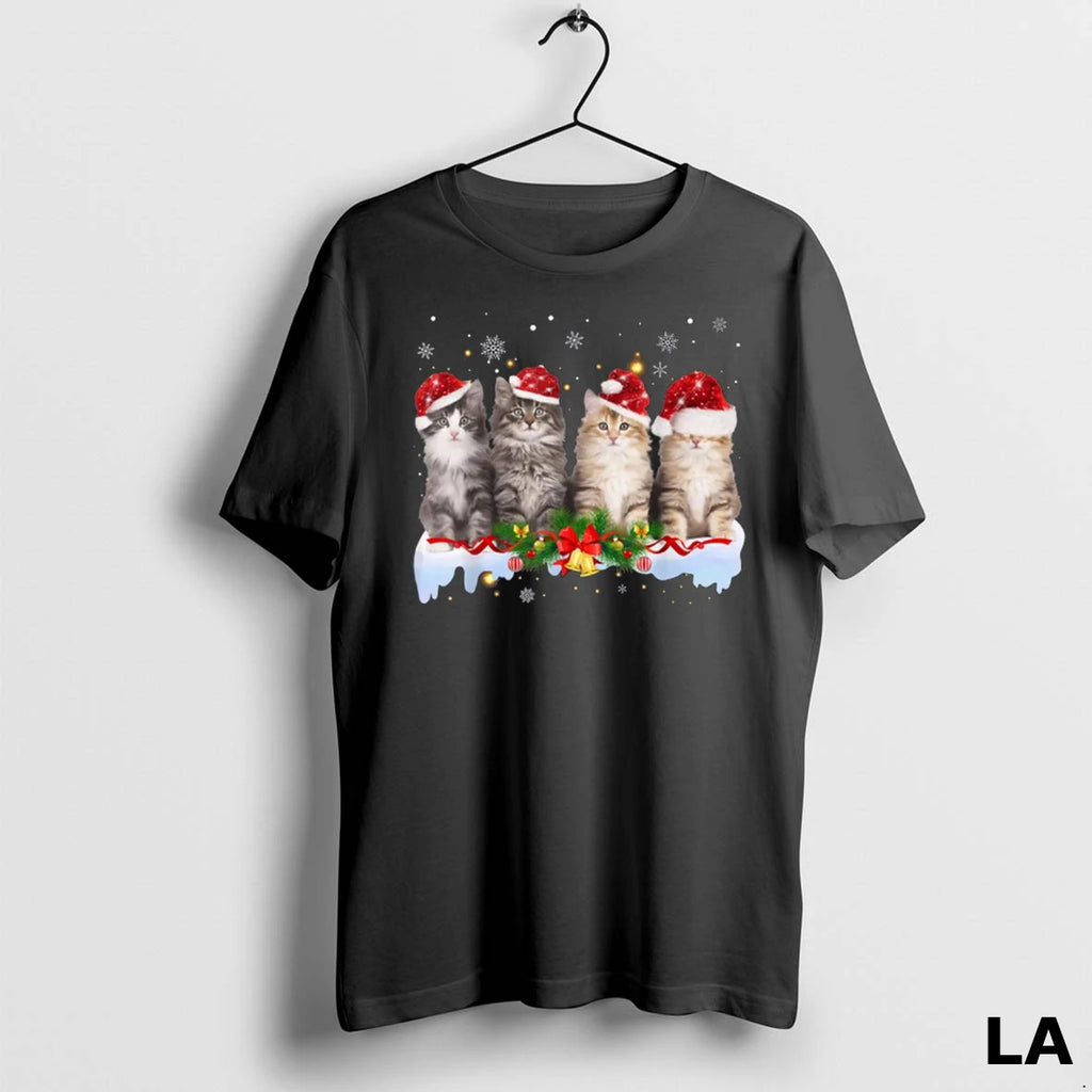 Original Cat Christmas Light Santa Hat Xmas Decorations Meowy Catmas