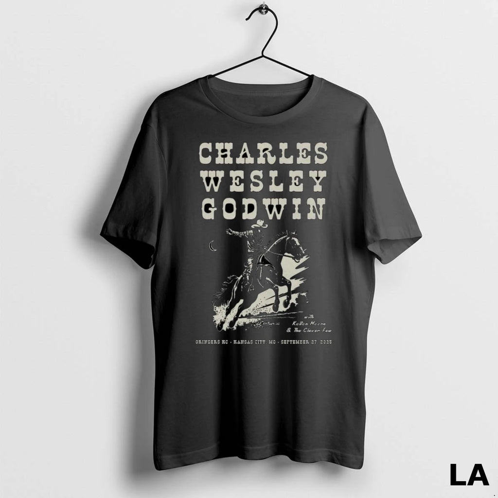 Original Charles Wesley Godwin In Kansas City Mo Tour September 27 2025 Long Sleve