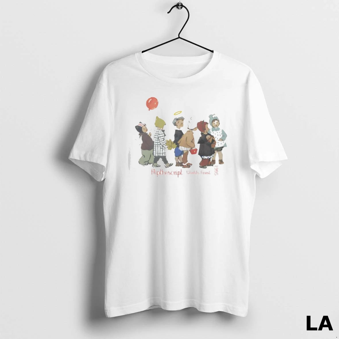 Original Children With Balloon Flip The Script Worlds Finest 1995 Graphic Ladies
