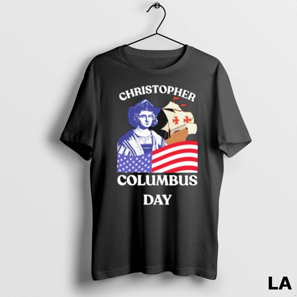 Original Christopher Columbus Day American Flag