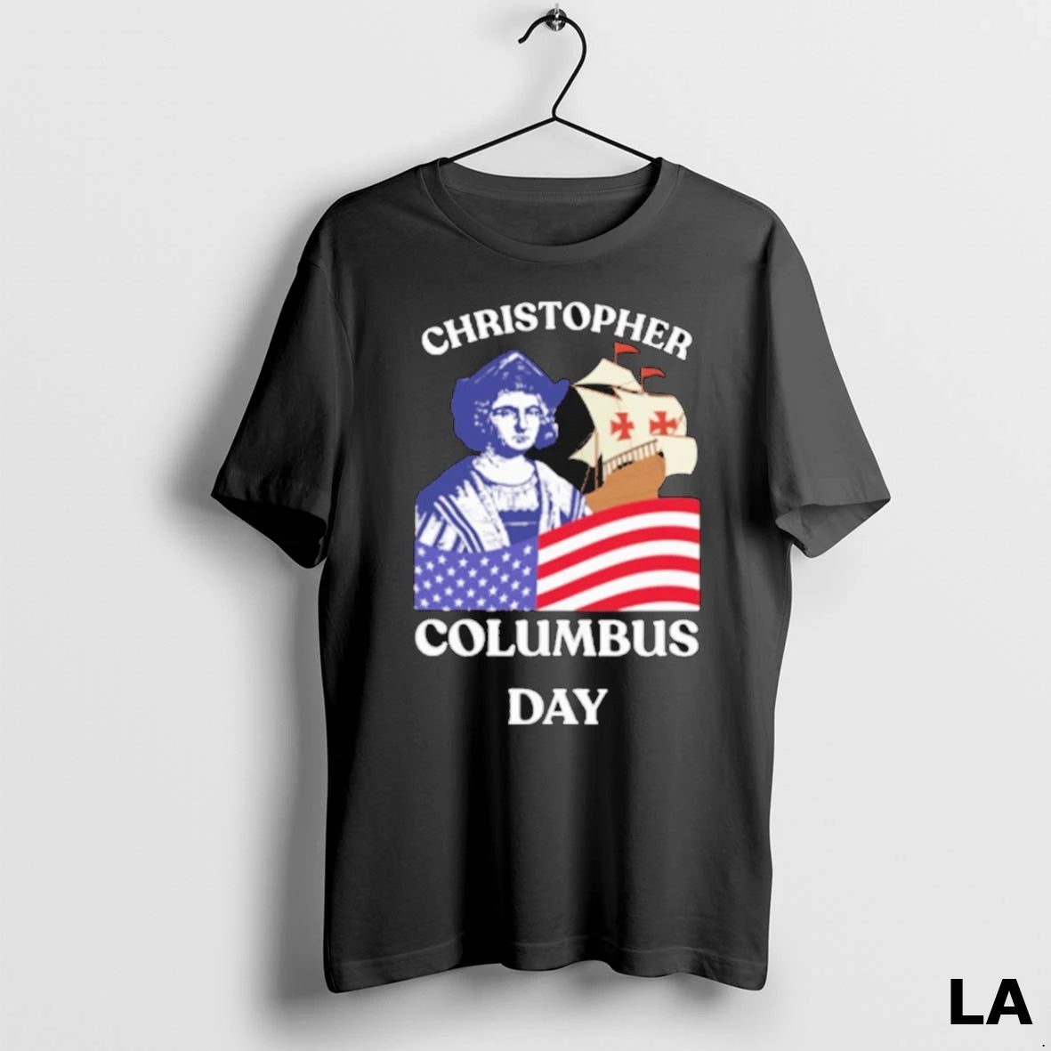 Original Christopher Columbus Day American Flag