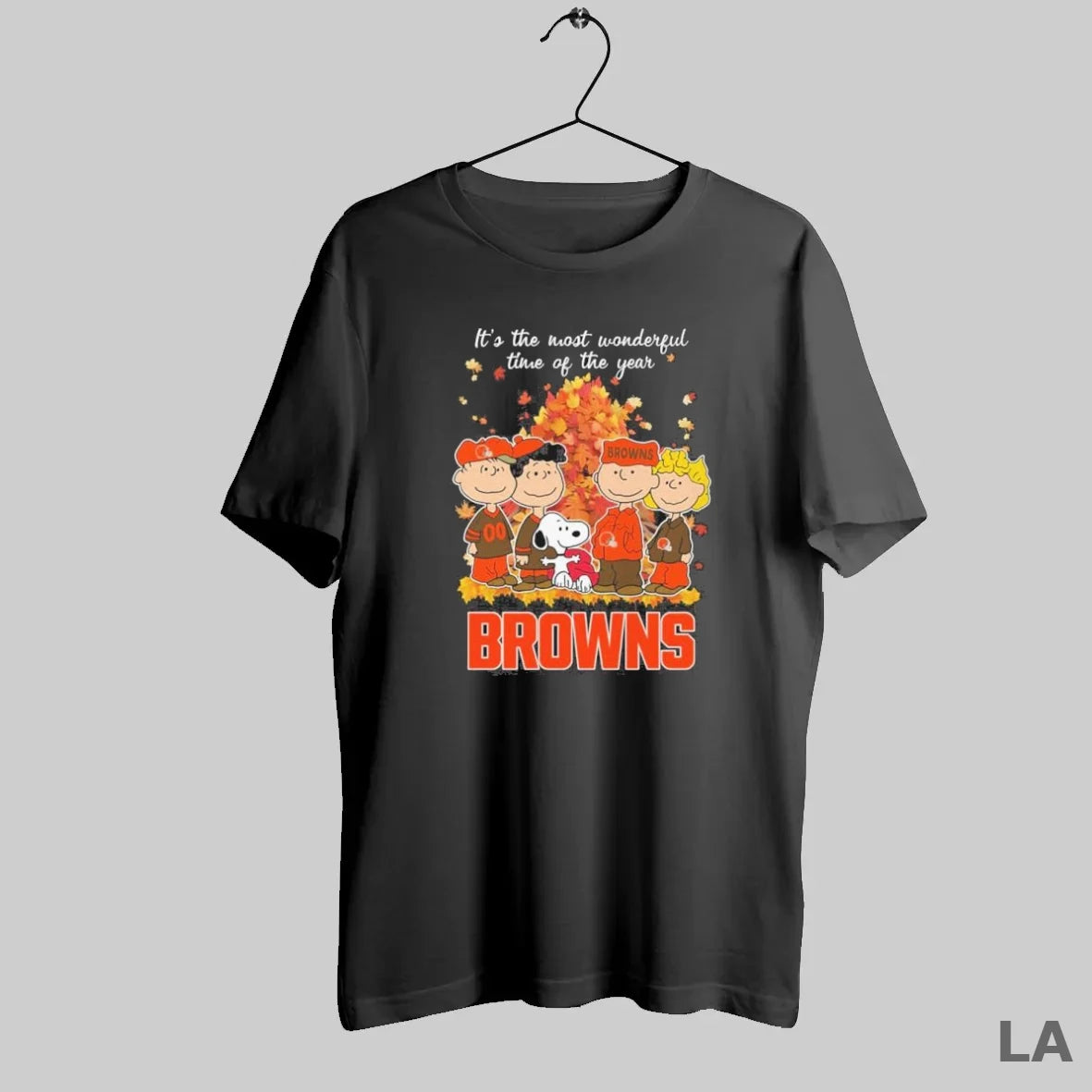 Original Cleveland Browns And Peanuts Character Its The Most Wonderful Time Of The Year