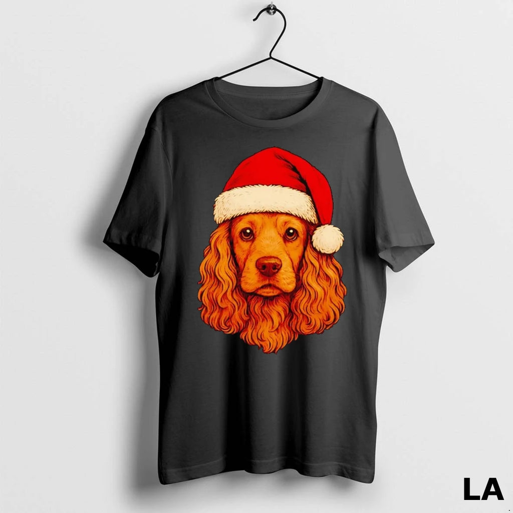 Original Cocker Spaniel Santa Hat Christmas