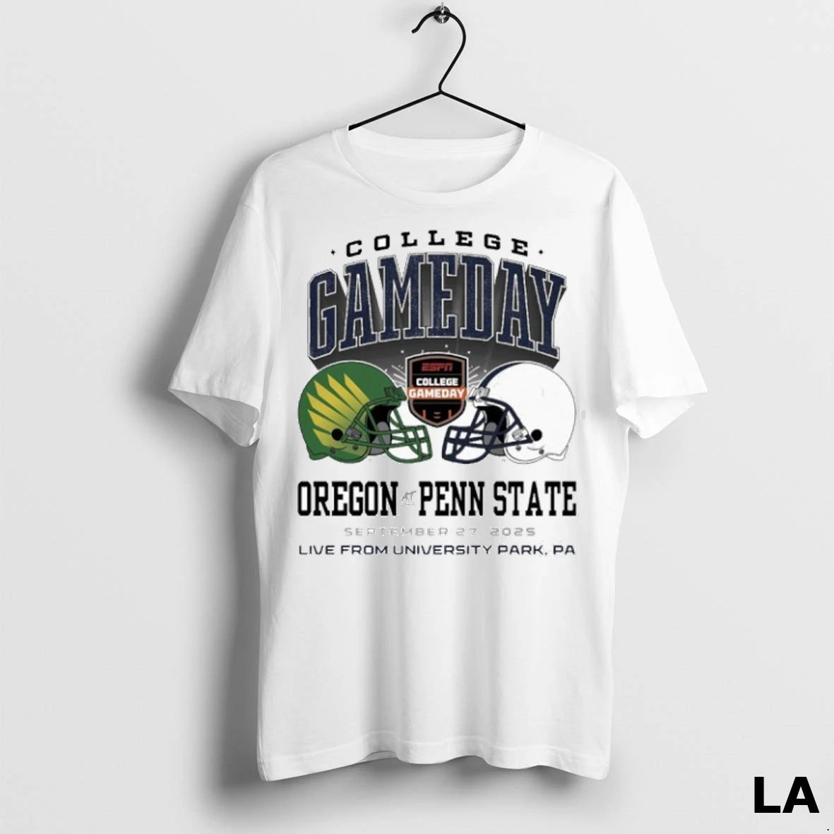 Original College Gameday 2025 Oregon Vs Penn State Duel Helmet