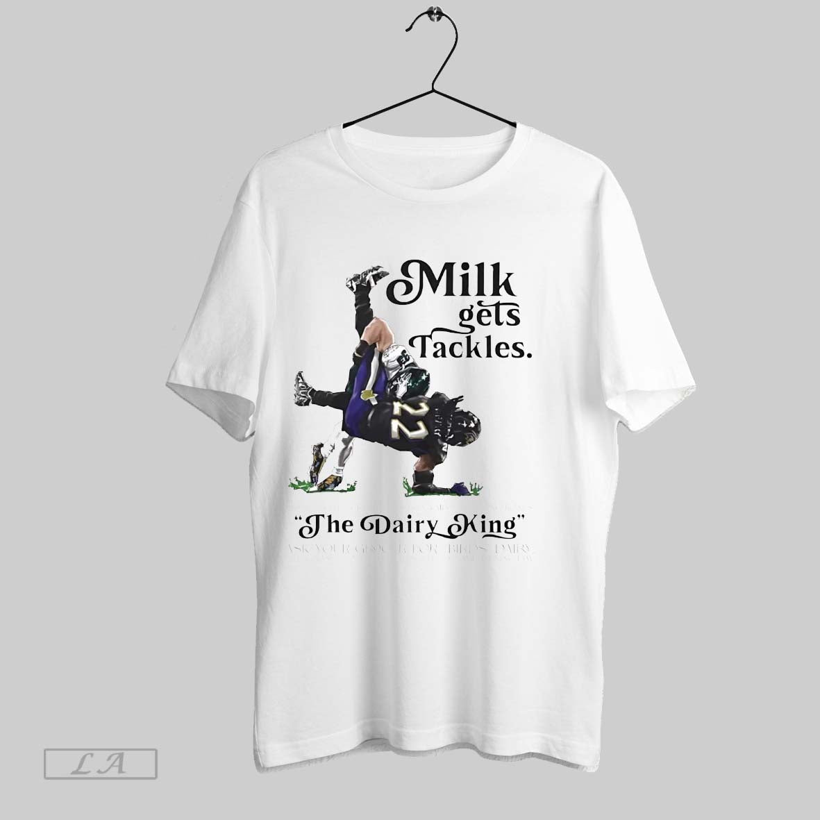 Original Cooper Dejean Milk Gets Tackles Lamar Jackson The Dairy King