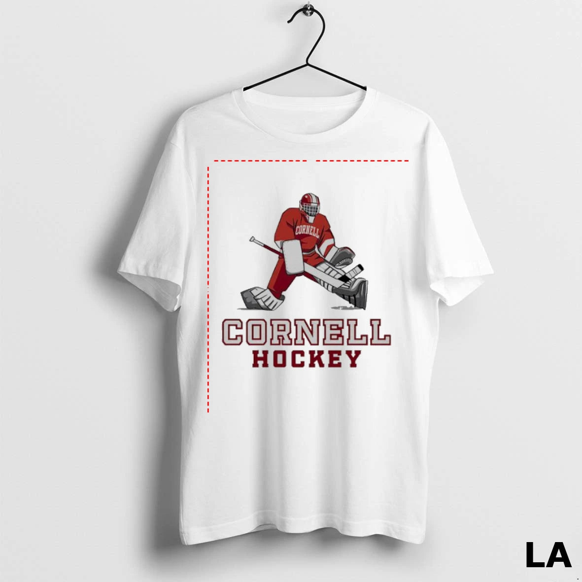 Original Cornell Hockey Goalie Graphic Ladies