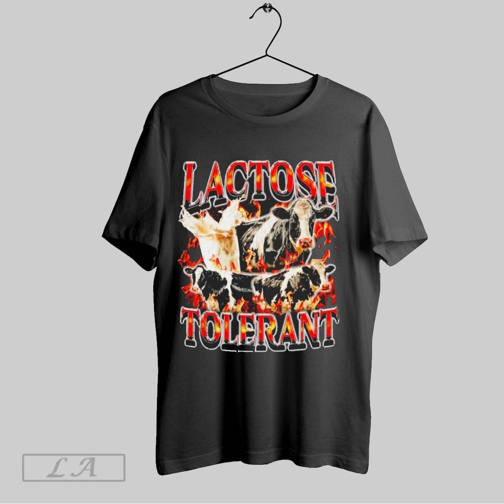 Original Cows Lactose Tolerant Fire Graphic