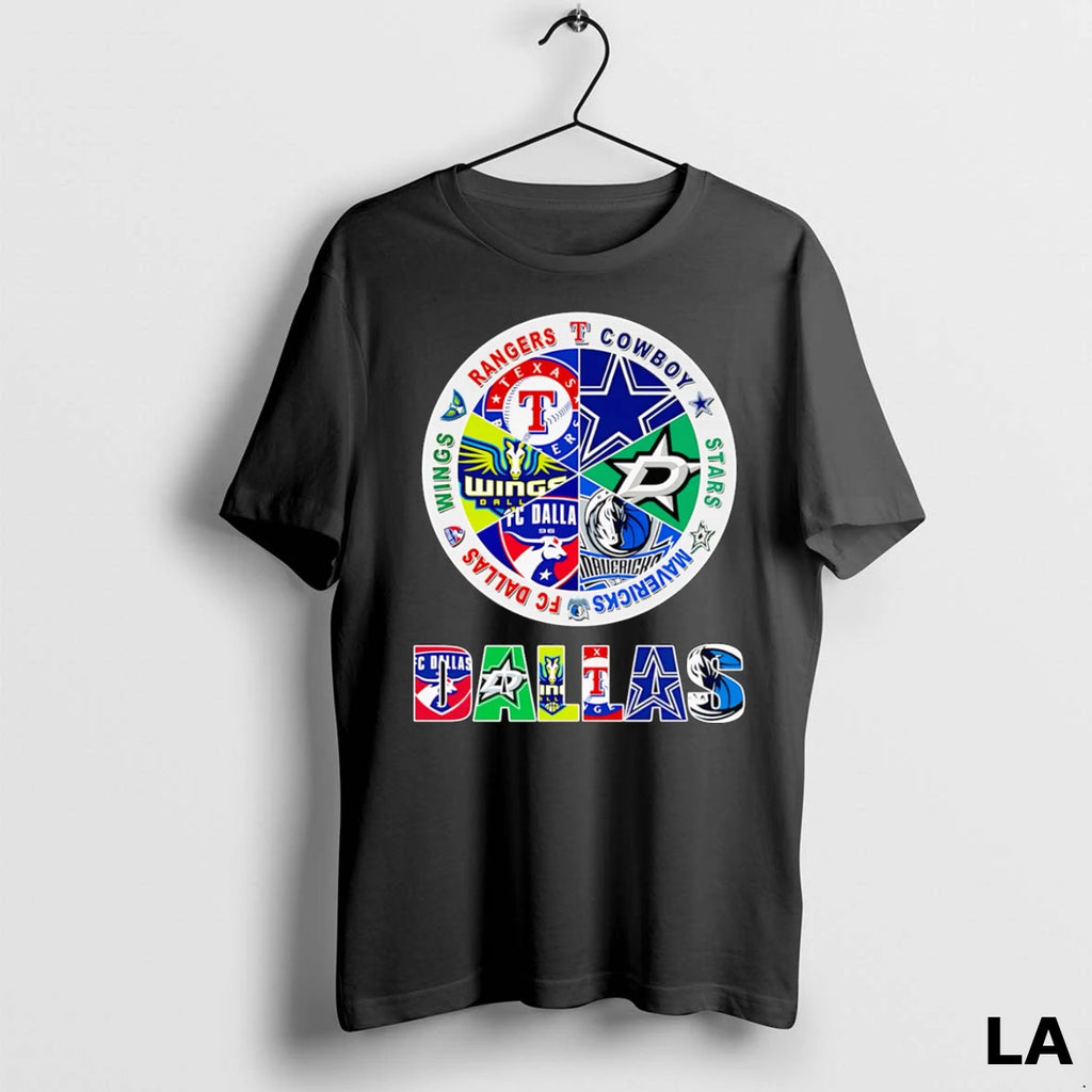 Original Dallas Sports Rangers Cowboy Stars Mavericks Fc Dallas Wings Logo