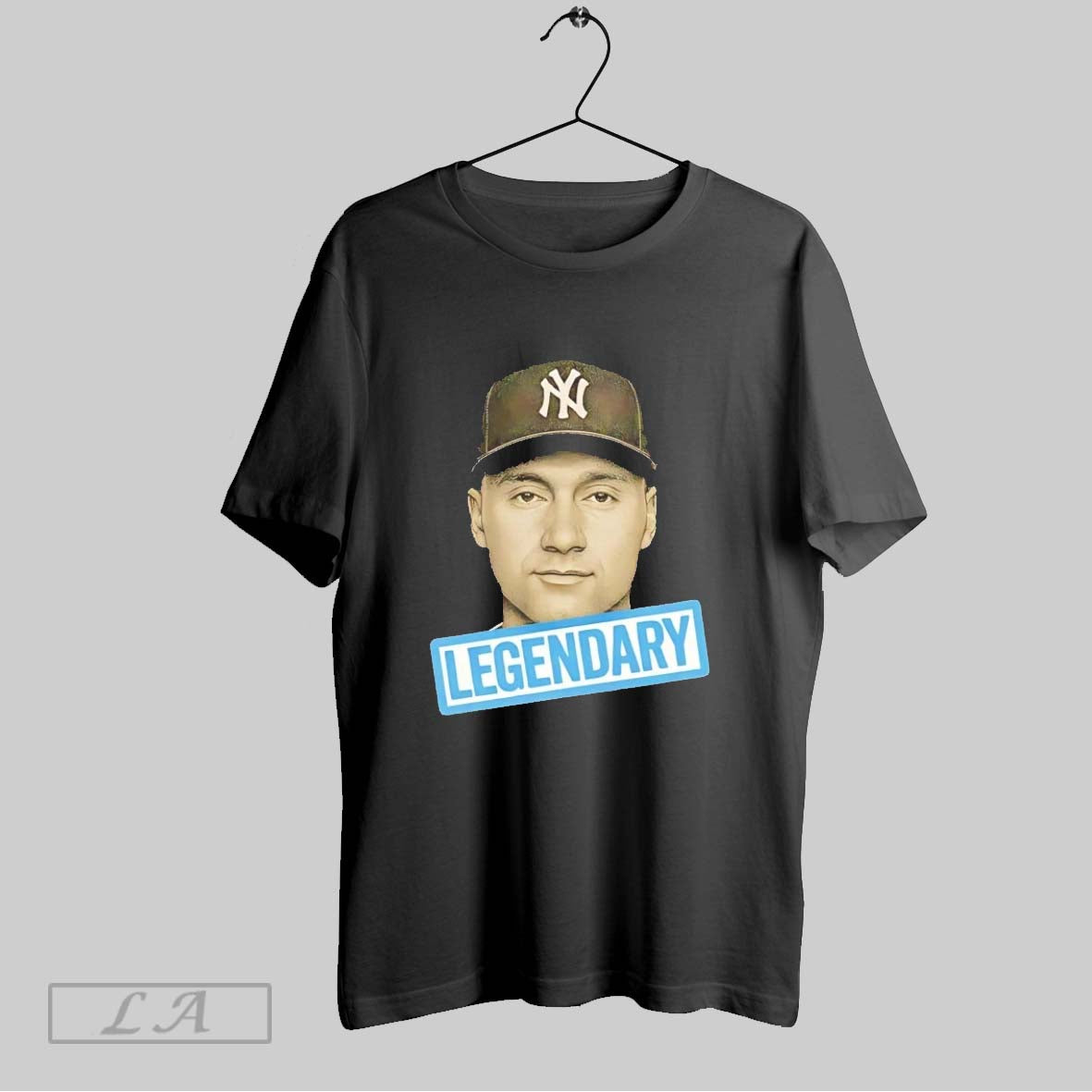 Original Derek Jeter Legendary Portrait Ny Yankees