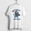 Original Detroit Lions Football Mascot Santa Hat Detroit One Pride Merry Christmas
