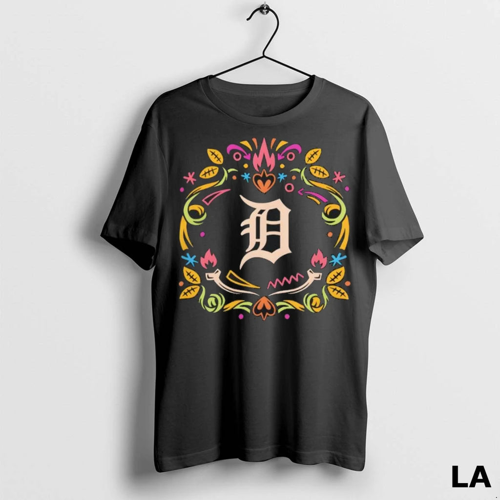 Original Detroit Tigers 2025 Dia De Los Muertos Mlb Celebration