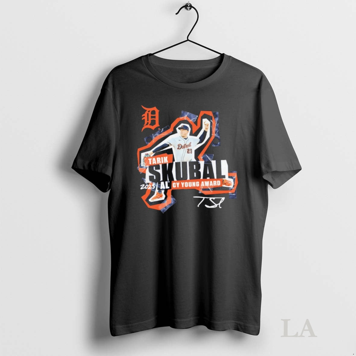Original Detroit Tigers Tarik Skubal 2025 American League Cy Young Award Winner