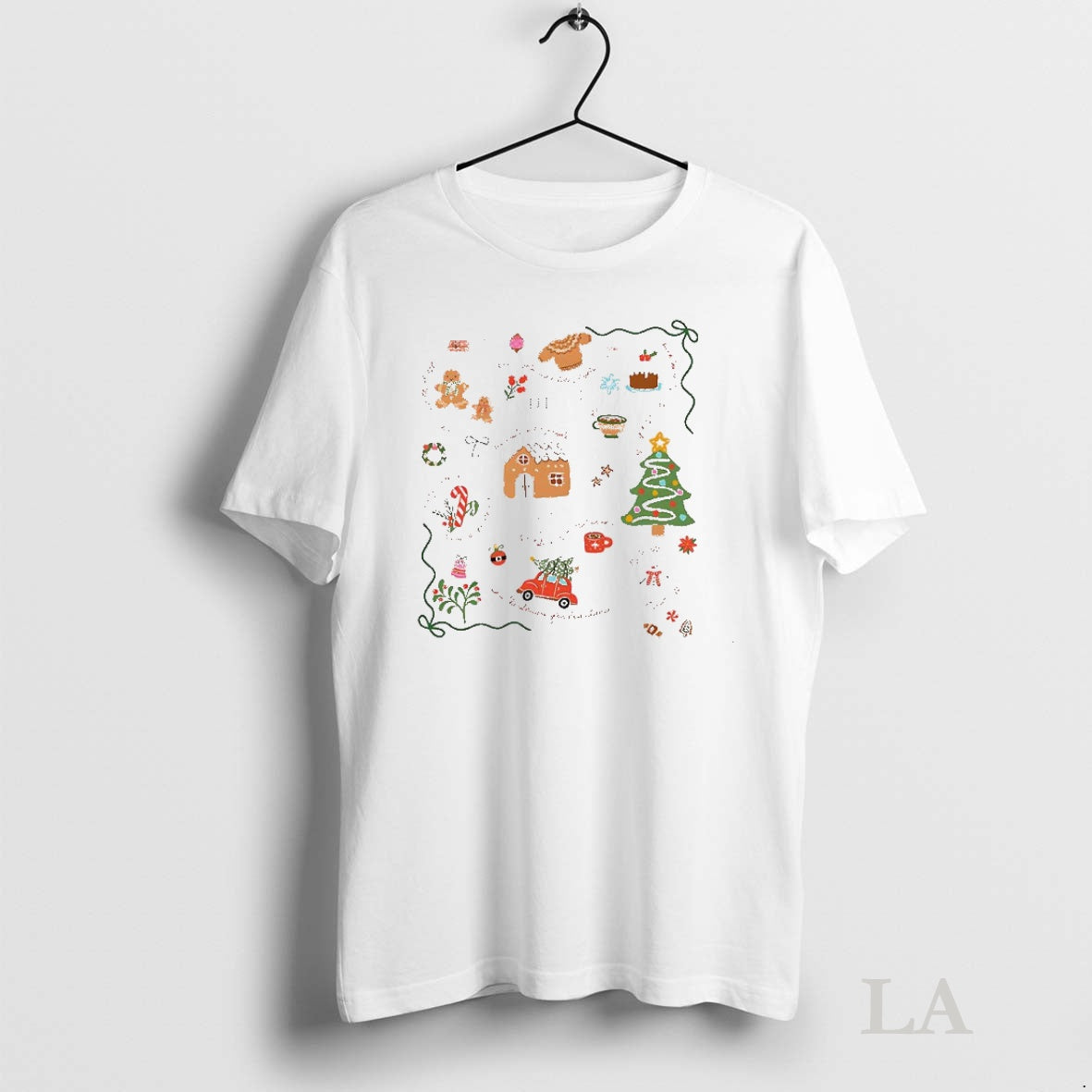 Original Doodle Liberal Values Holiday Subtle Anti Trump Christmas Satirical