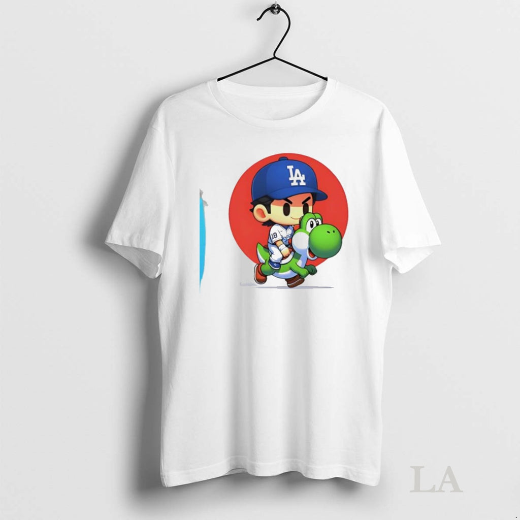 Original Doyers Dave Yoshi La Dodgers Cartoon