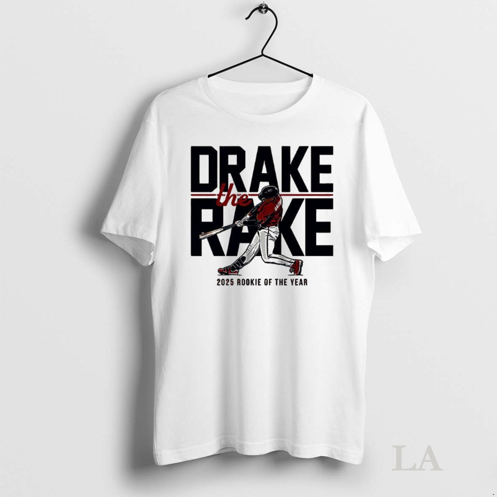Original Drake Baldwin Atlanta Braves Baseball The Rake 2025 Rookie Of The Year 2025