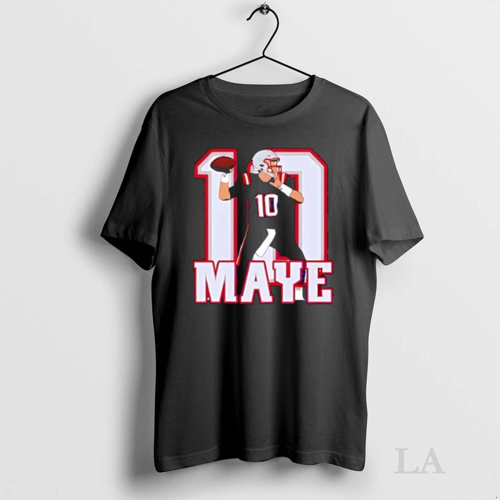 Original Drake Maye 10 New England Football Player