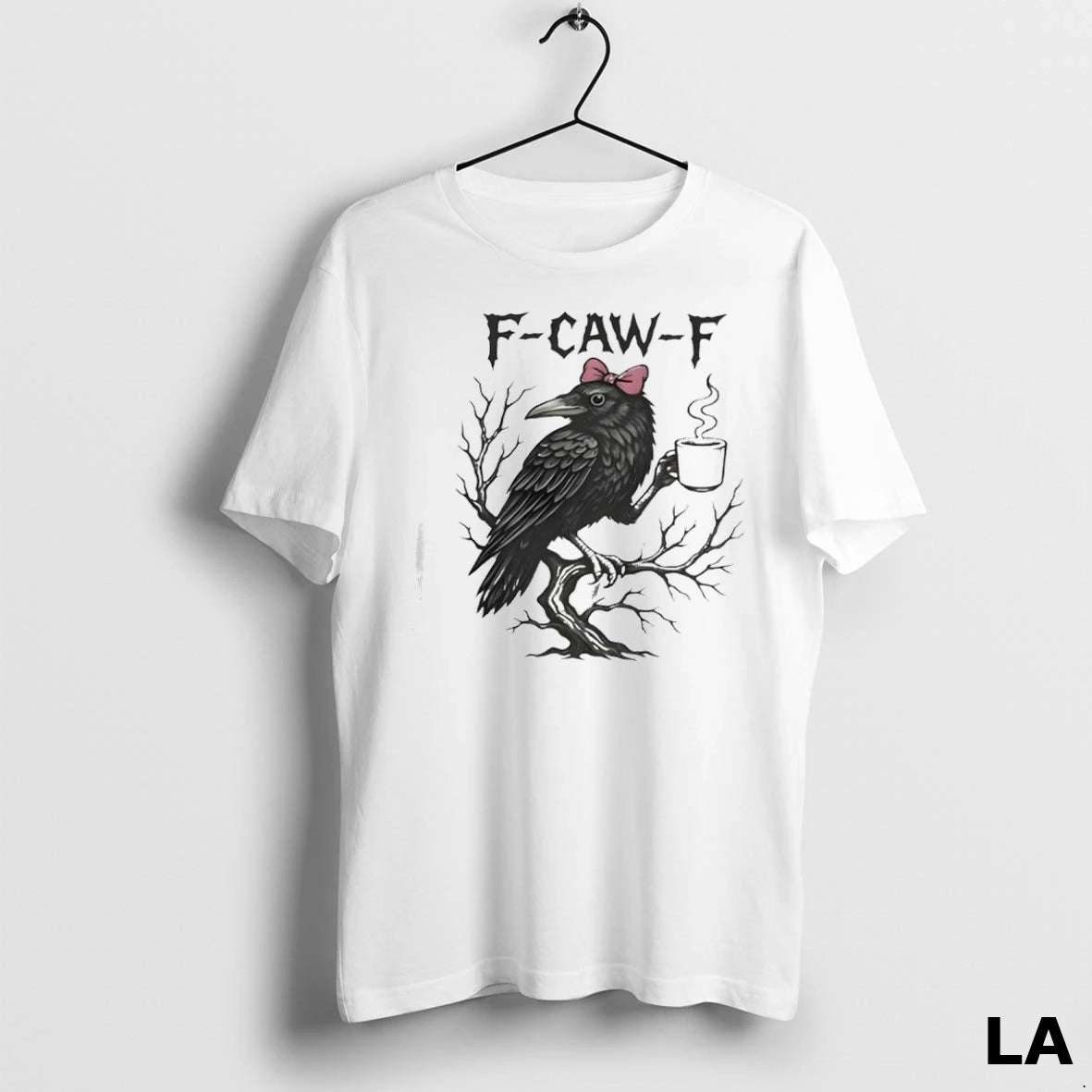 Original F Caw F Crow Graphic Ladies