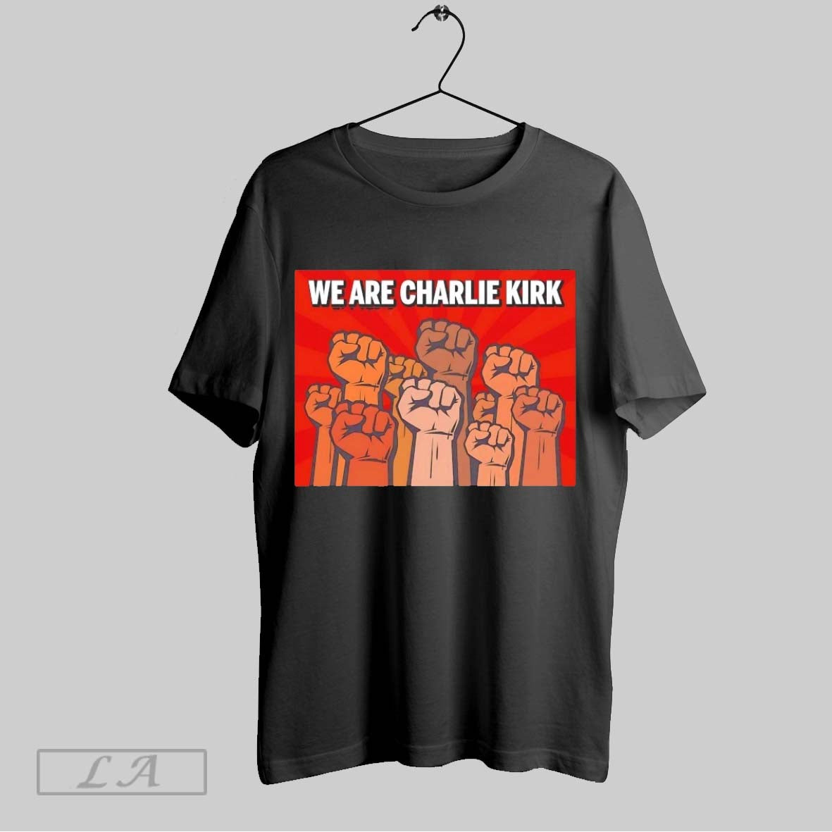 Original Fist Raise Resist We Are Charlie Kirk