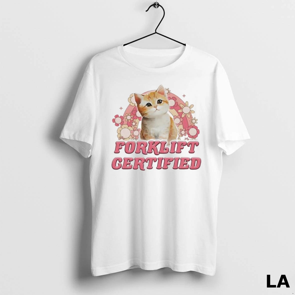 Original Forklift Certified Kitten Cat Graphic Ladies