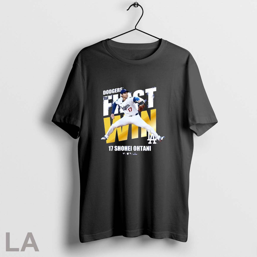 Original Funny Shohei Ohtani Los Angeles Dodgers First Win Victory Commemorative Mlb 2025 Fan Gear