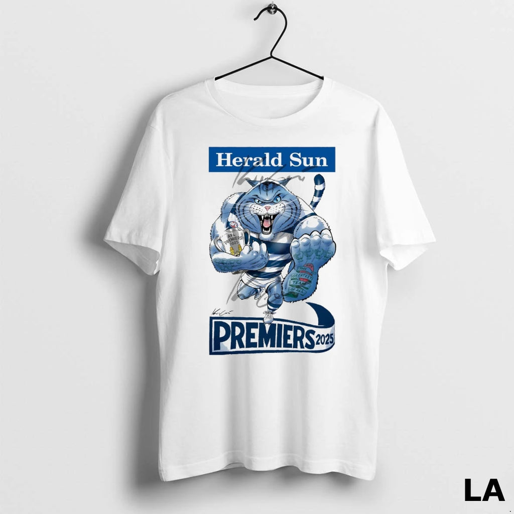 Original Geelong Cats Herald Sun Premiers 2025 Mascot