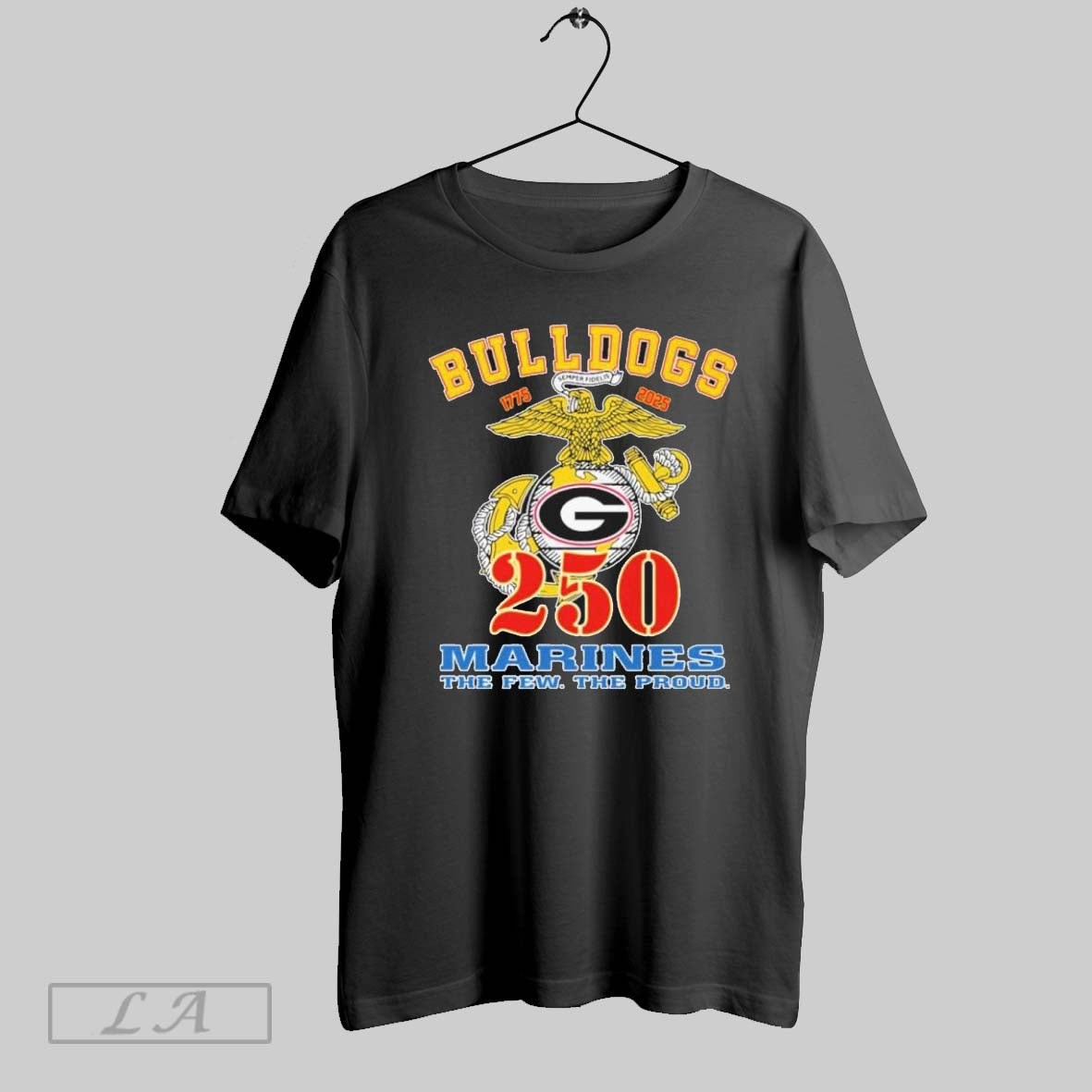 Original Georgia Bulldogs 250th Anniversary 1775 2025 Marines The Few The Proud