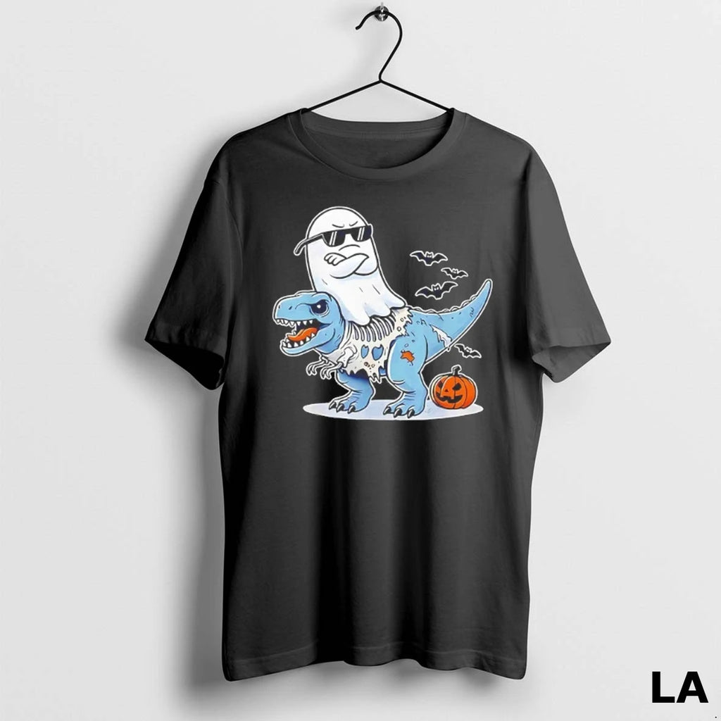 Original Ghost Riding Zombie T Rex Halloween