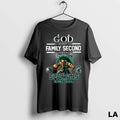 Original God First Family Second Then Michigan State Spartans Basketball Mascot 2025 Long Sleve